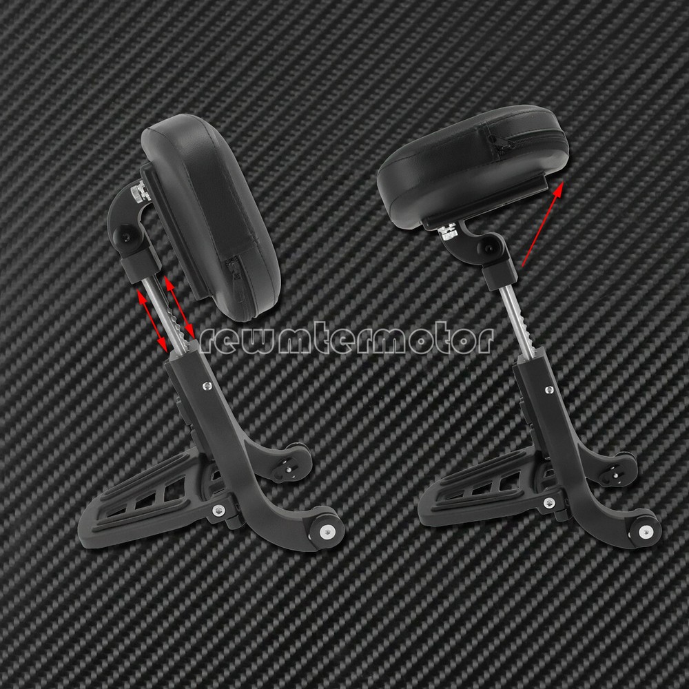 Adjustable Driver & Passenger Backrest Mounting Kit Fit for Harley Touring 14-20