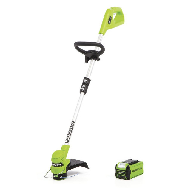 Cordless String Trimmer Edger Yard Weed Eater Wacker w/ 40-Volt Battery Charger
