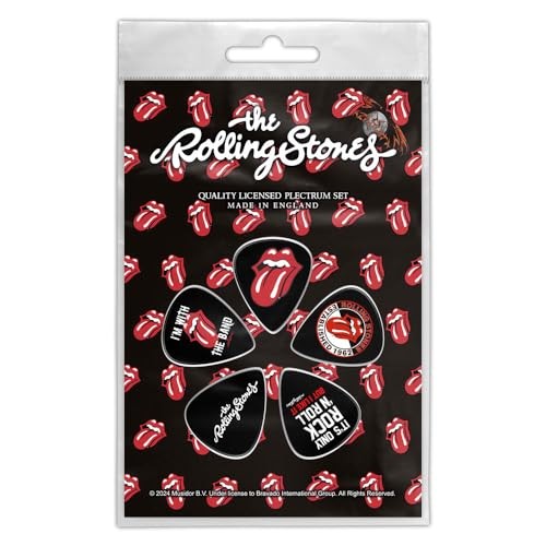 The Rolling Stones Tongues 5 Guitar Picks