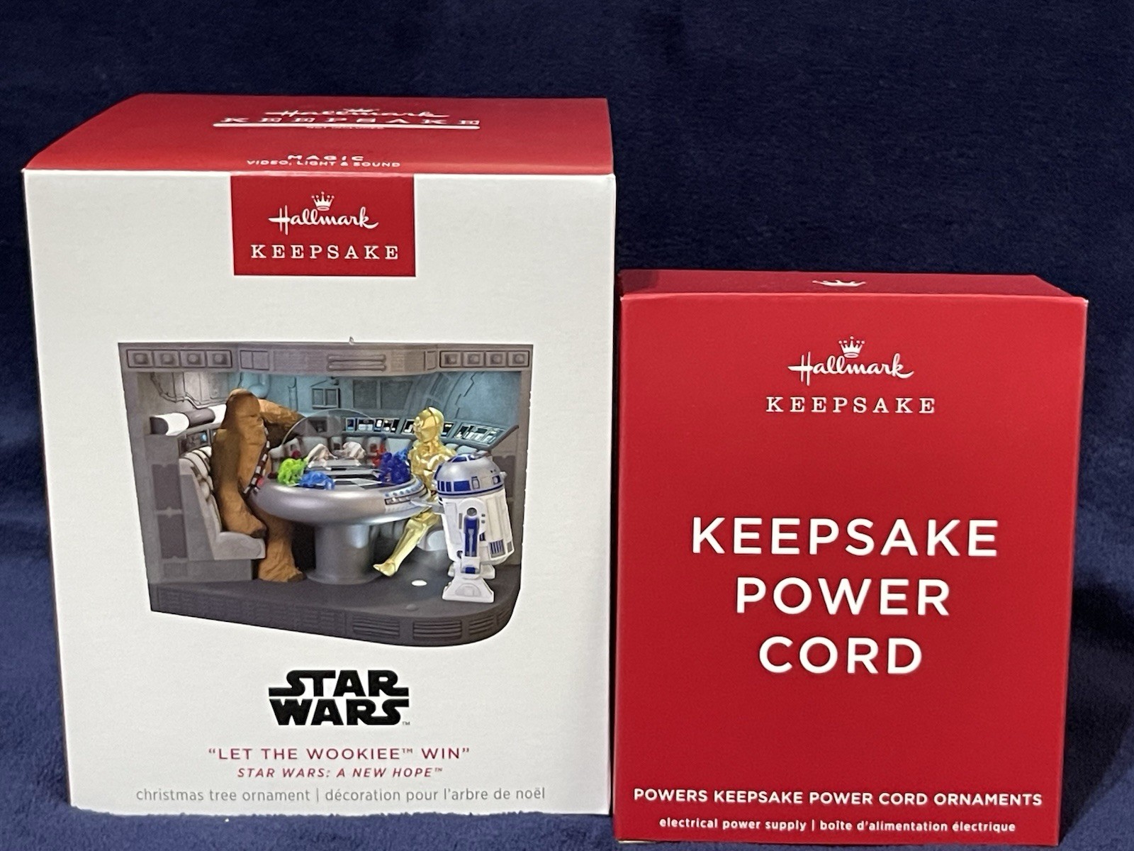 LET THE WOOKIEE WIN Hallmark 2025 STAR WARS * Wookie Dialogue Video Light + CORD