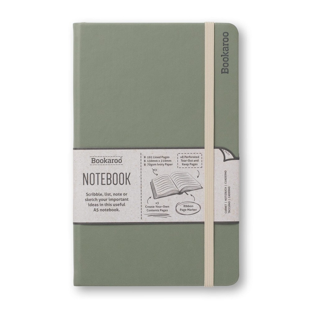 IF Bookaroo Notebook A5 Journal - Fern