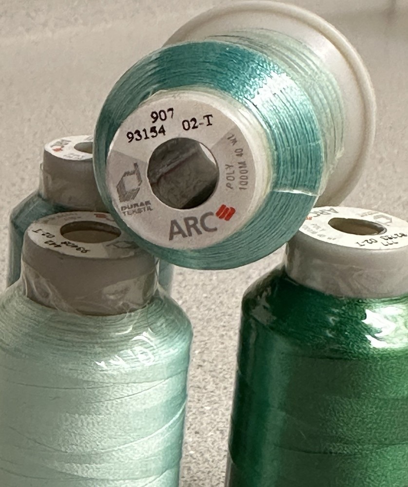 4 DURAK Tekstil ARC Poly Embroidery Machine Thread Multicolor 40 WT 1000 M NEW