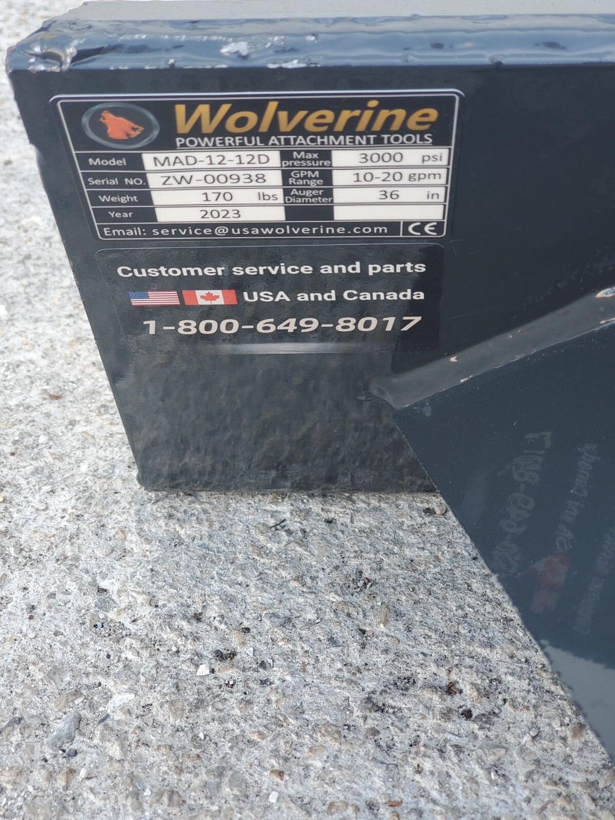 Mini Auger Post Hole Digger Attachment for Toro Dingo, 12" + 18"