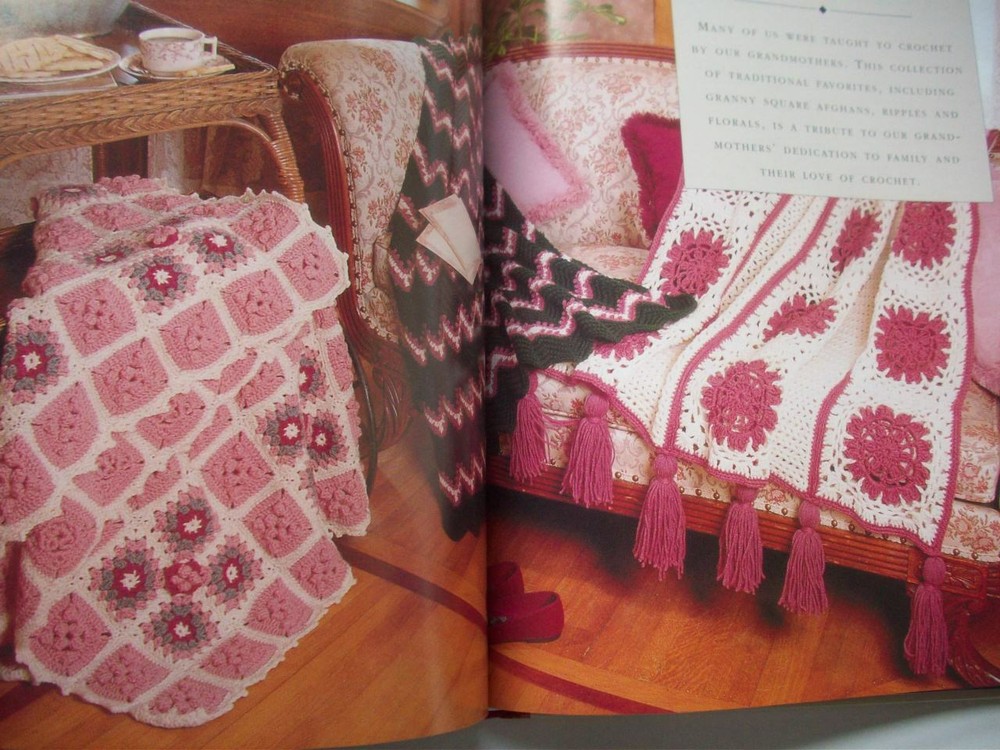 Hooked on Afghans crochet patterns 50 designs holidays