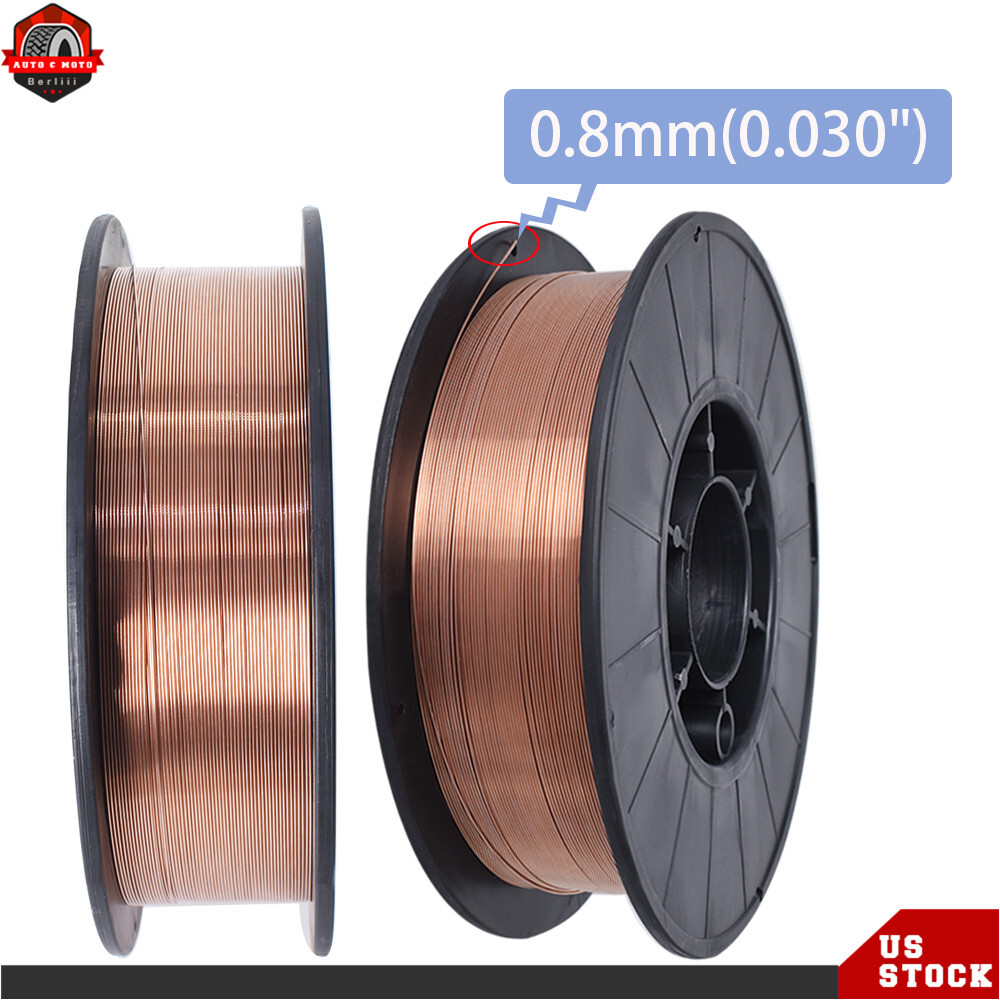 11-lb Roll 2Pack ER70S-6 .030" (0.8mm) Mild Steel MIG Welding Wire