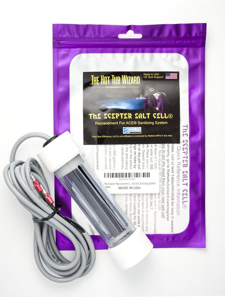- the Scepter Salt Cell Replacement for ACE Sanitizing System by Hot Spring - 76