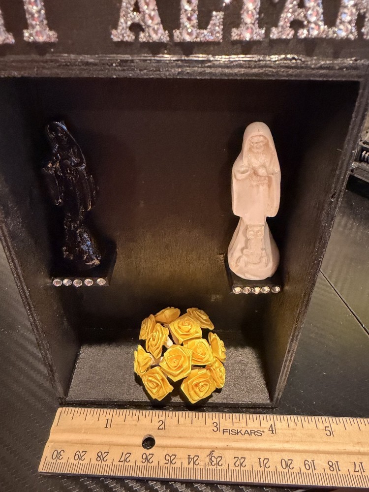 Handmade Santa Muerte Mini Altar