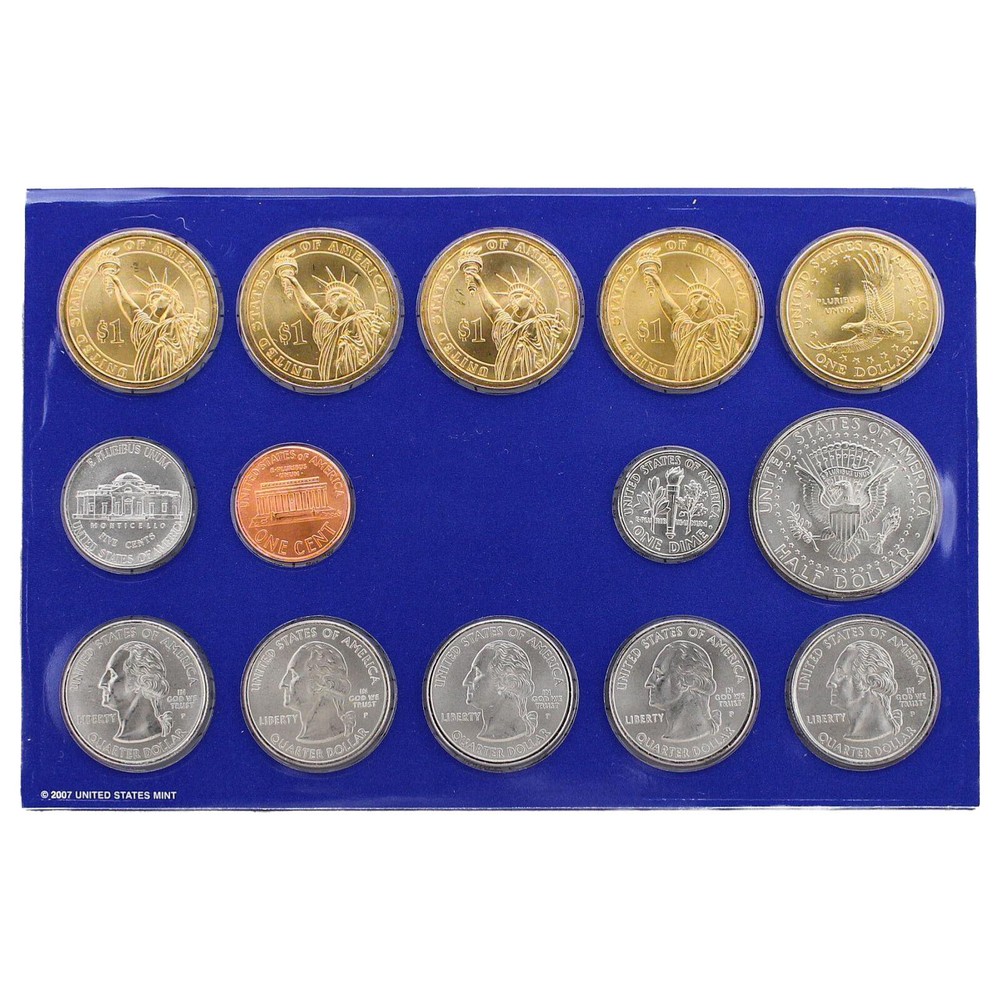 2007 Mint Set Original Plastic 28 BU US Coins BU