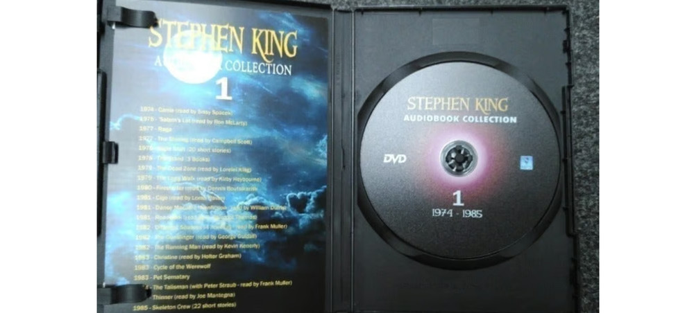 Stephen King Audiobook MP3 DVD Collection 1974-2016