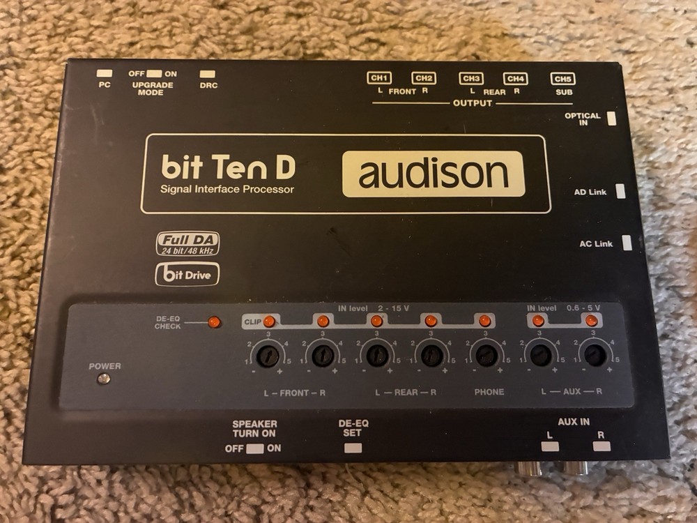 Audison Bit Ten D Signal Processor with Remote Control