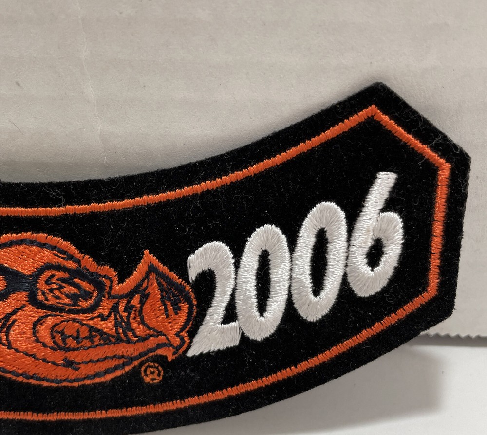 HOG Patch Harley Davidson Owners Group Vest Jacket Rocker ~ Hog Face Head