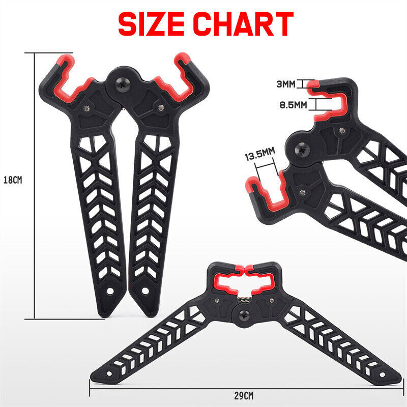 Folding Compound Bow Stand Holder Rack Bracket For Archery Target Shooting(S)