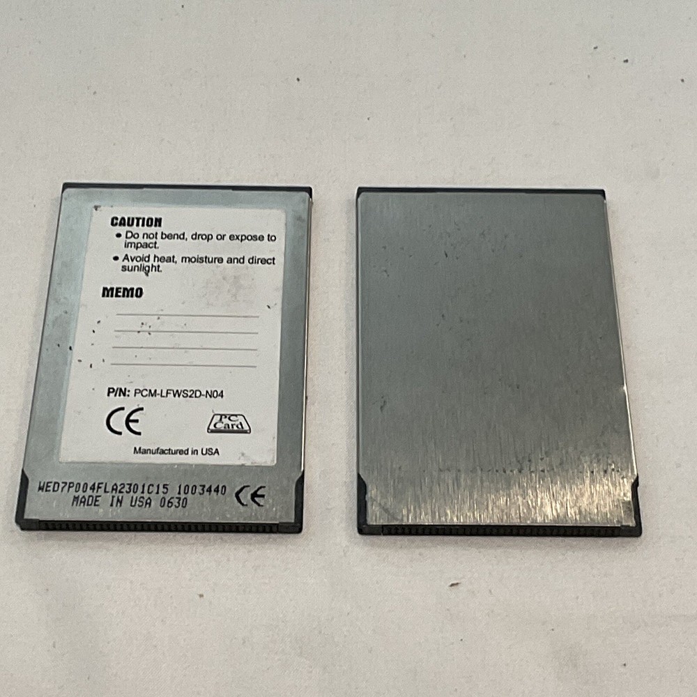 PCMCIA Flash Memory Card PCM-LFWS2D-N04  ( Used )