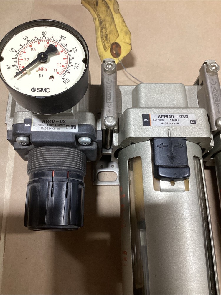 SMC Pneumatic Air Regulator/Filter Set- see description for part numbers
