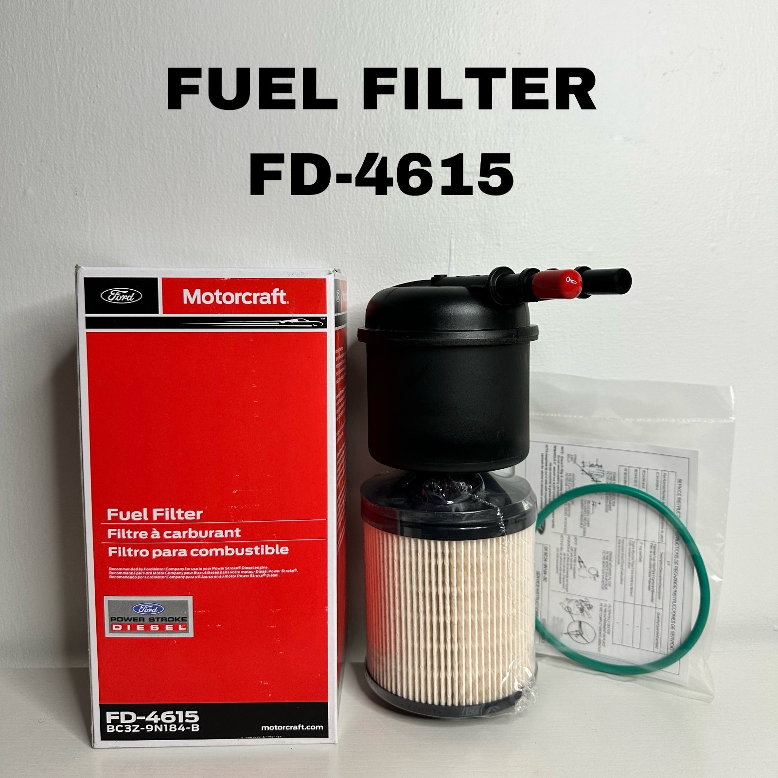 OEM Motorcraft FD4615 Diesel Fuel Filter Ford 6.7L Powerstroke FAST SHIPPING