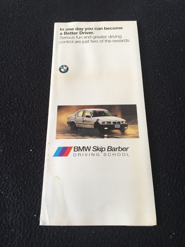 1994 1995 BMW Skip Barber Driving School Catalog E36 M3 325 Performance Brochure