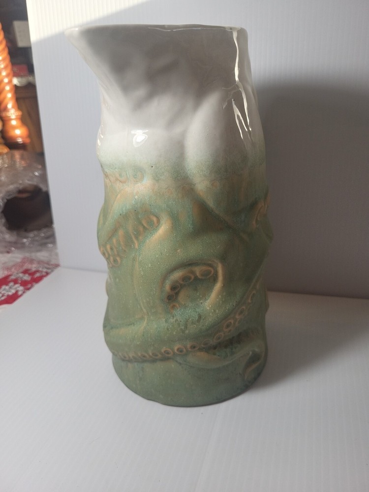 Ceramic Octopus Themed Pitcher