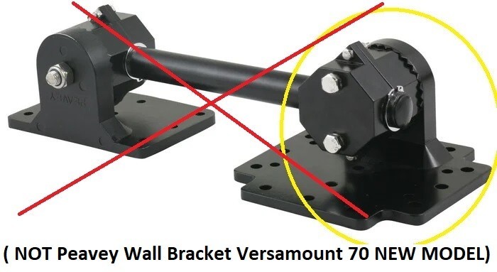 Peavey Versamount™ VM 70 Mounting Bracket - Black