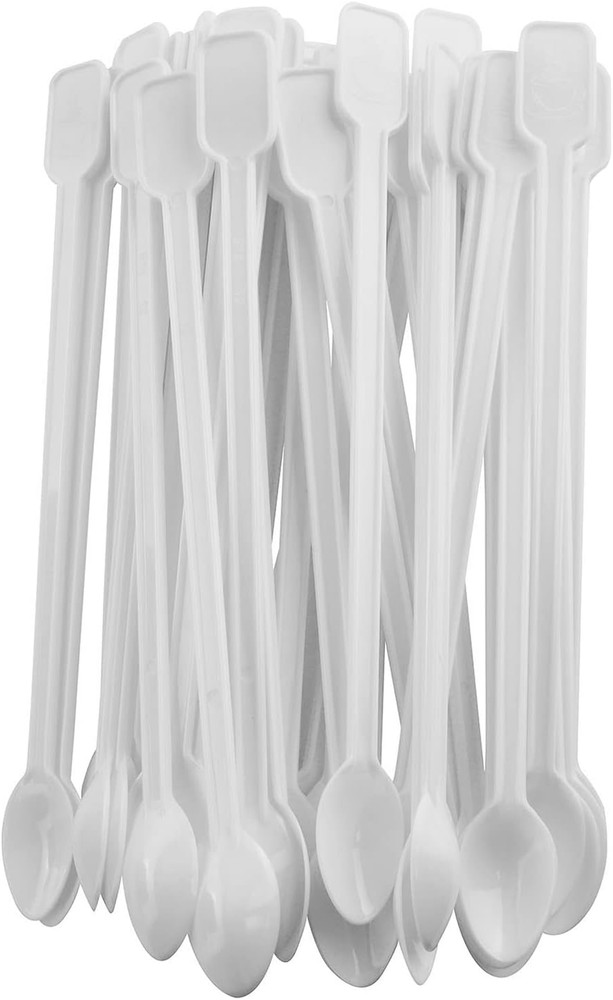 200PCS Mini Plastic Coffee Blender Spoon & Tea Stirrer