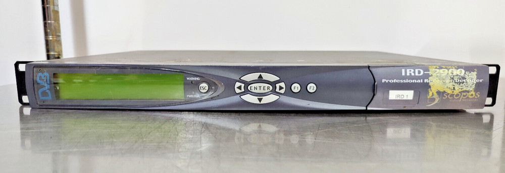 Scopus IRD-2900, Professional Receiver Decoder, Video Networks