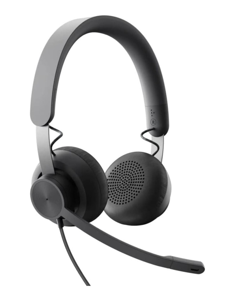 Logitech Zone 750 Wired Noise-Cancelling Headset - Graphite