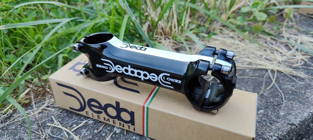 DEDA ELEMENTS ZERO1 Handlebar Mount - 110mm - BLACK - NOS* Steam