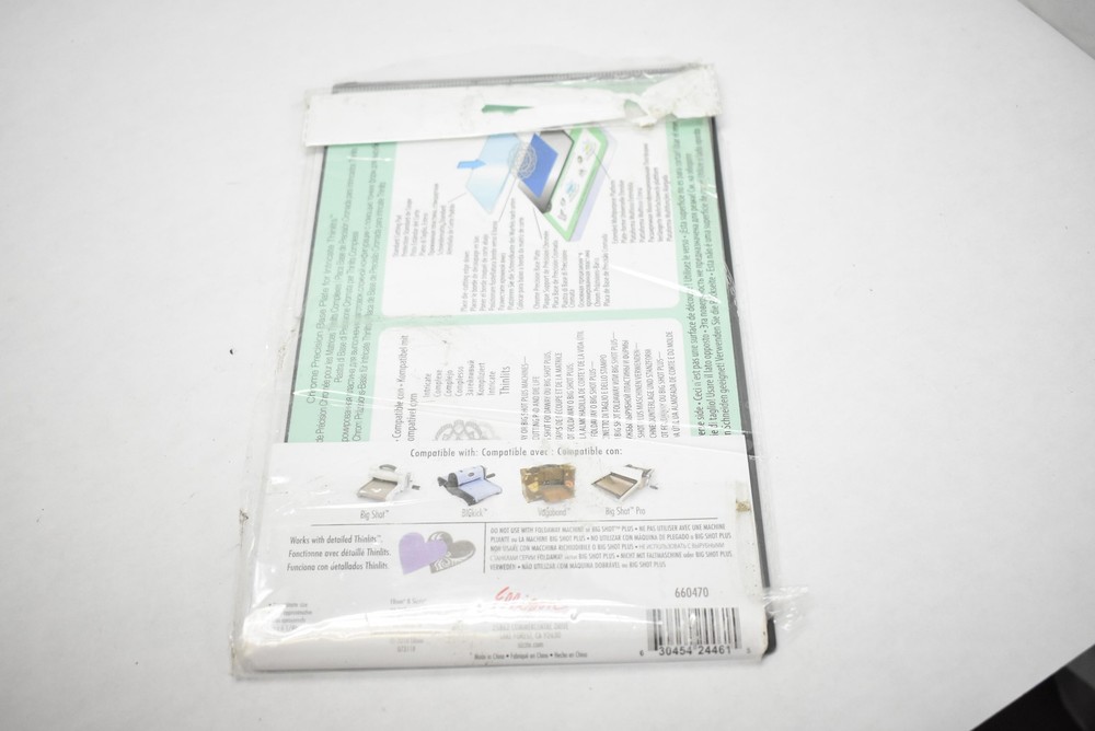Sizzix Chrome Precision Base Plate for Intricate Thinlits 660470 Die Cutting