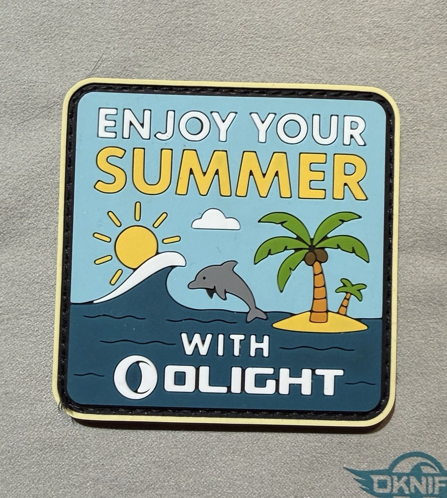 Olight Patch   "Enjoy Your Summer with Olight"   Swag