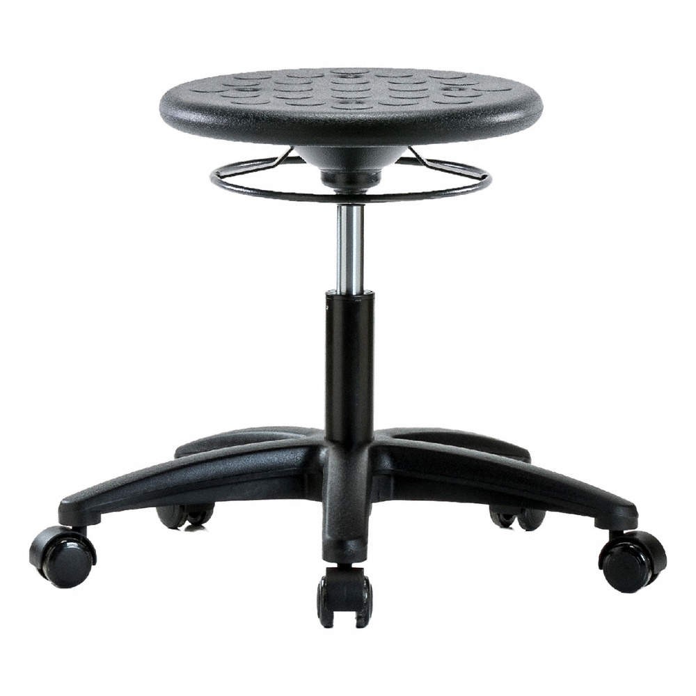 GRAINGER APPROVED  Polyurethane Stool,300 lb Cap.,Black 797R42
