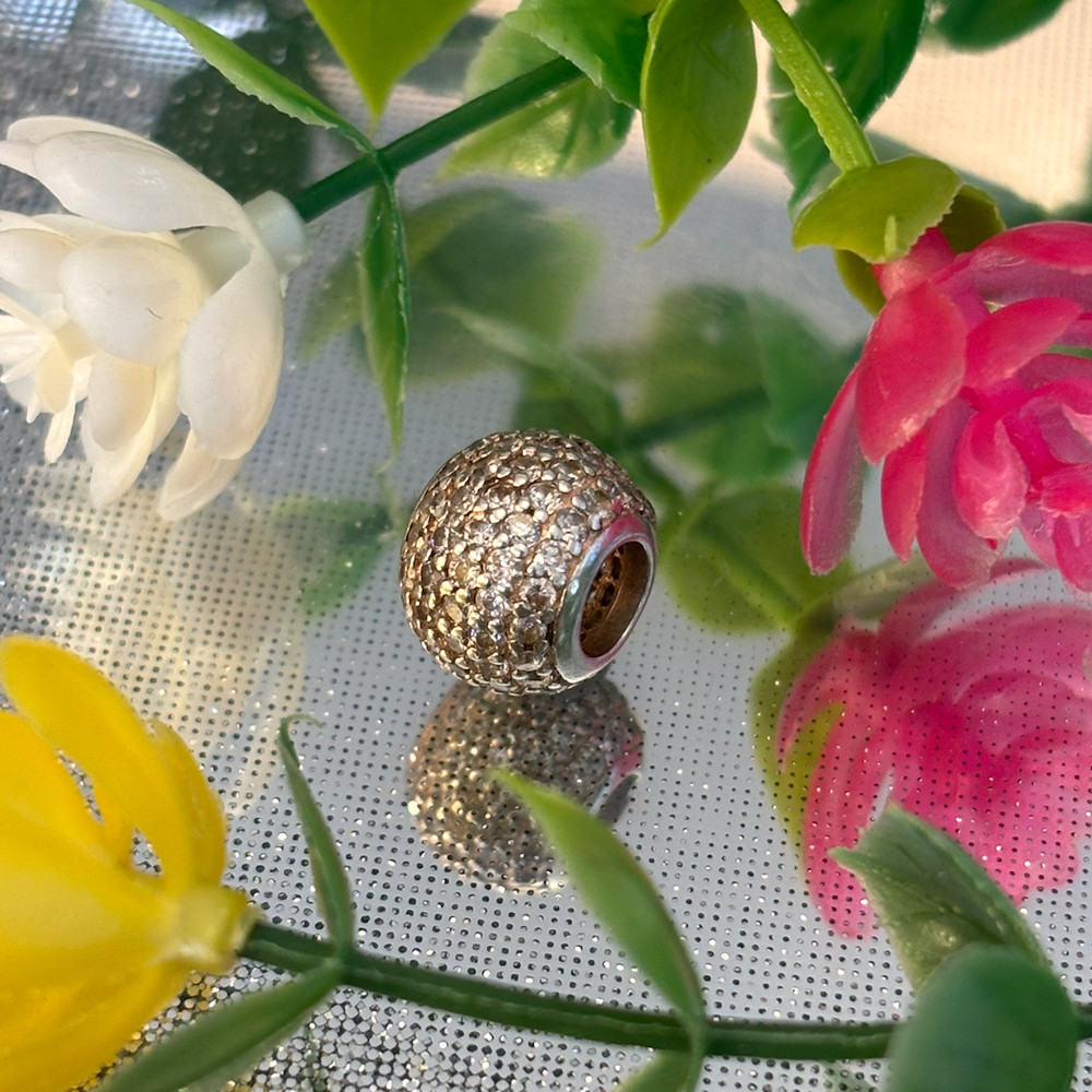 Pandora 💖 Silver Pave Lights Charm 🌟💫