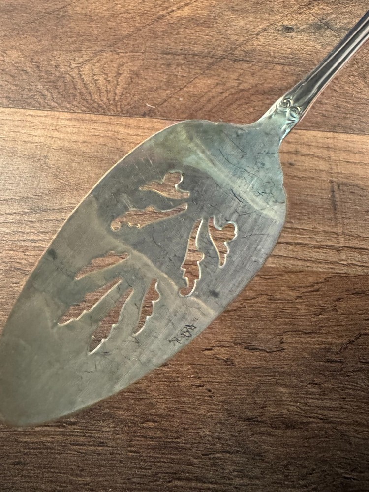 Wm A Rogers Silverplated Cake Pie Server Eastern Star