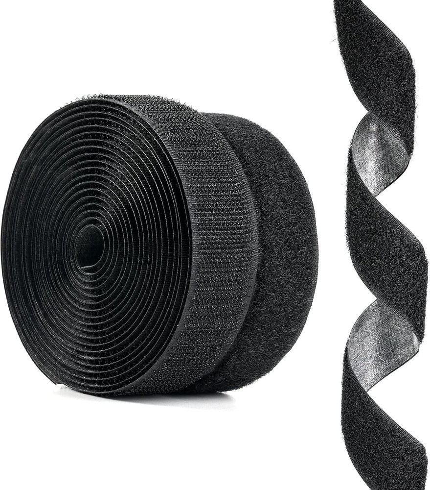 3M Hook and Loop Tape with Adhesive, Heavy Duty Self Sticky Interlocking Tape, S