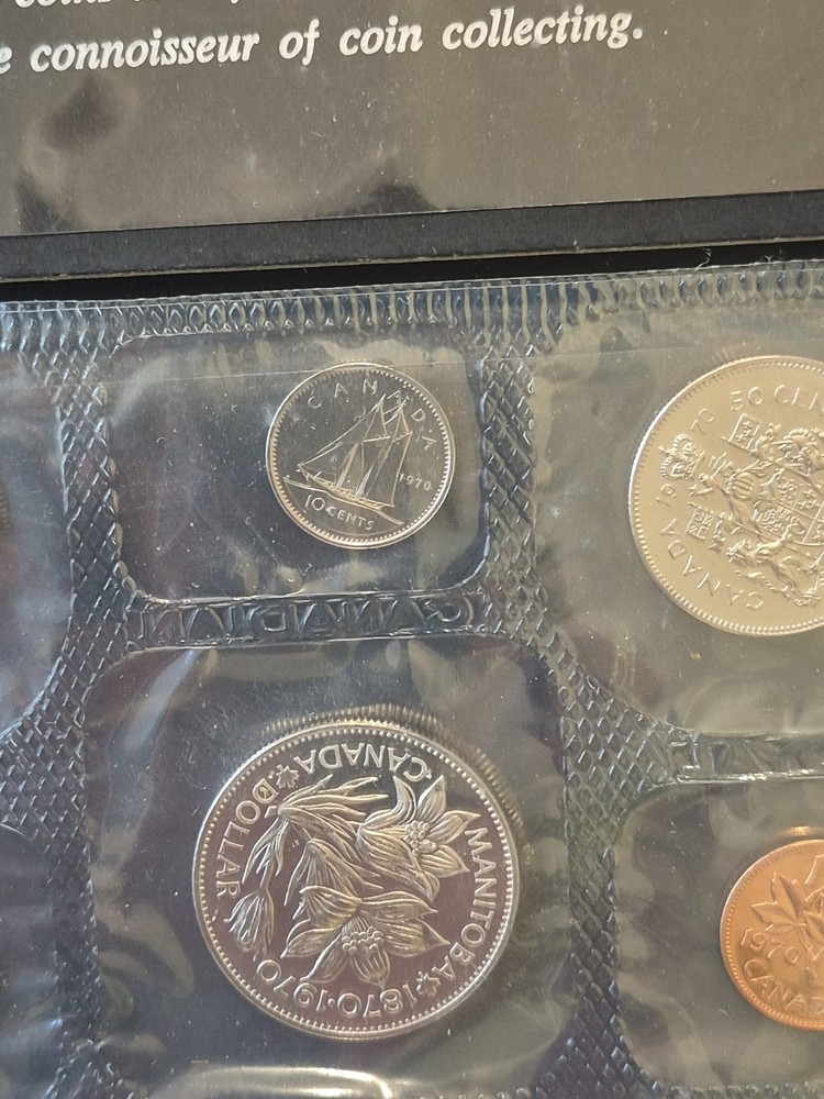 1970 Canada Proof Set Coins, 8267