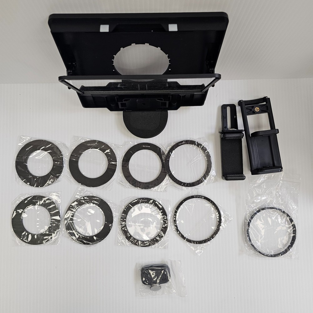 Lavokol Portable Teleprompter Kit Cell Phone Tablet Script Reader 2-6" Devices