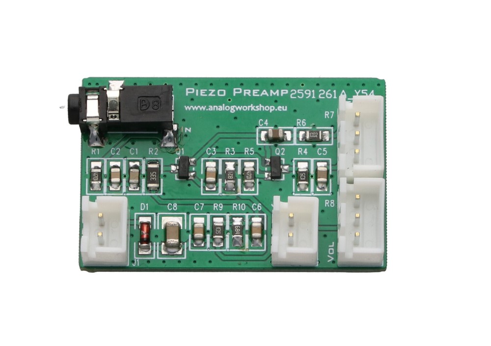 Active Onboard Piezo Preamp AnalogWorkshop