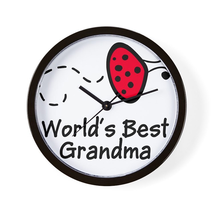 CafePress Ldybug Gma 10" Wall Clock (1052648602)