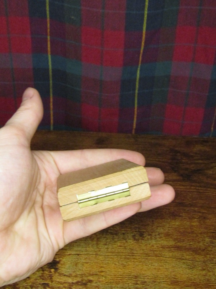 Antique Diptych Pocket Sundial Compass Folding