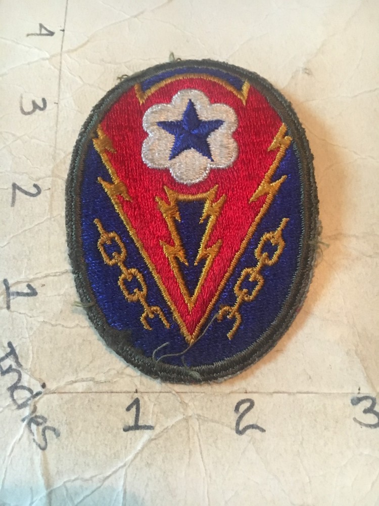 WW2 to Korea era US Army E.T.O. Advanced Base c/e Patch 8/19/25 has glow