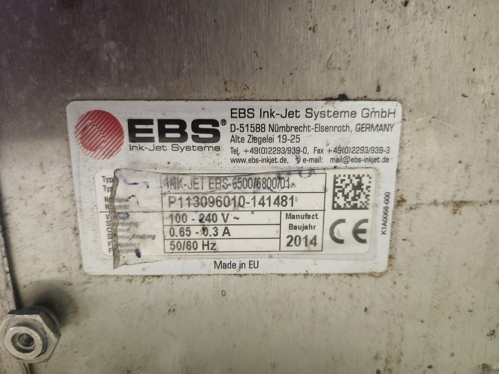 EBS 6500 INK-JET Printer system Free shipping
