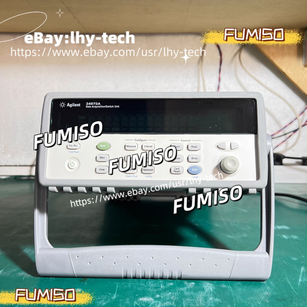 1 PCS Agilent - Keysight 34970A data acquisition/ switch unit #&lhy