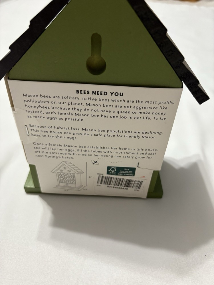 BAMBECO 8" Tower Bee House Green