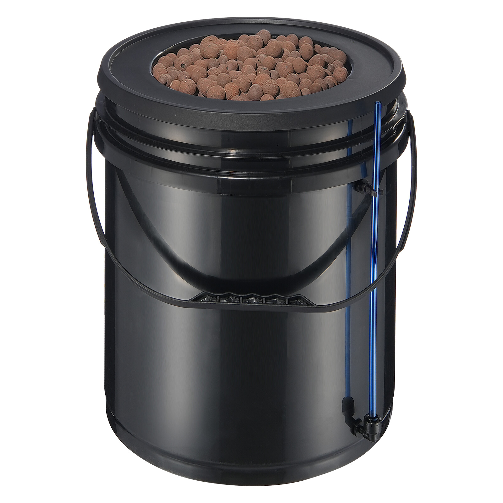 VEVOR RDWC Hydroponics System Recirculating Deep Water Culture 4 Buckets 5 Gal