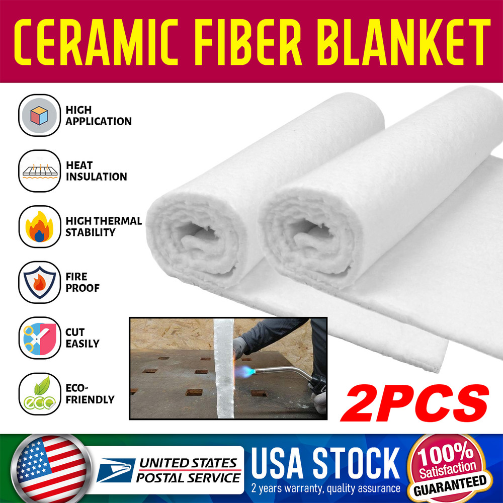 Ceramic Fiber Blanket Insulation High Temperature Fireproof Mat Pads Alternative