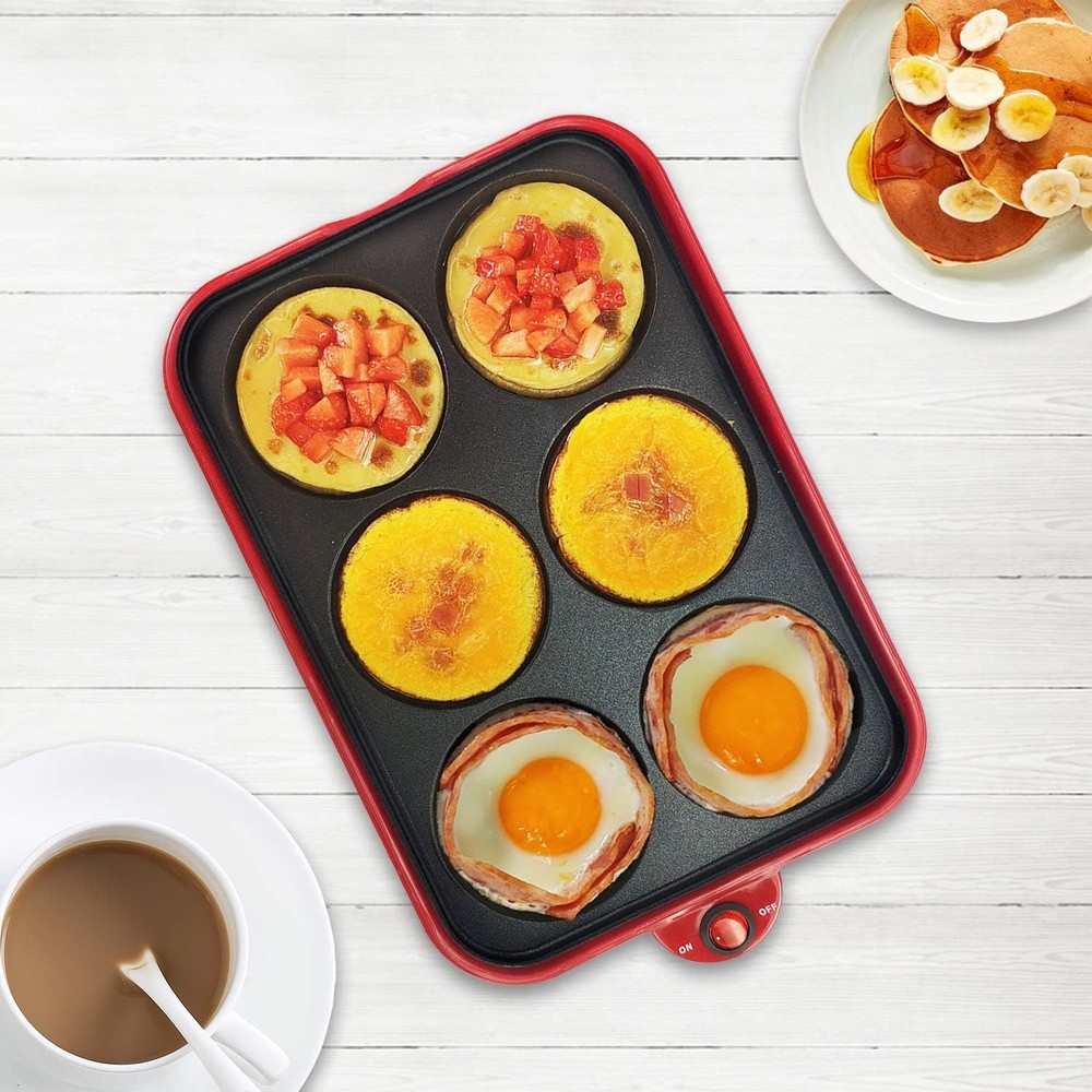Multifunction Nonstick Baking Maker with 3 Interchangeable Baking Plates for ...