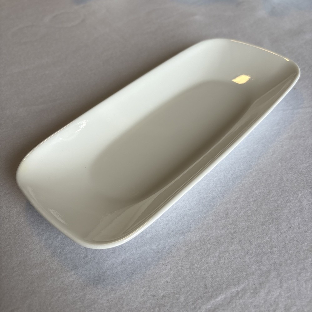Corelle Winter Frost White Appetizer Tray Serving Dining Dish
