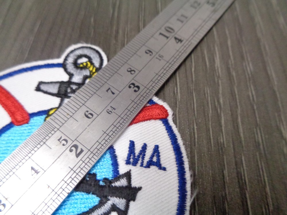 Vintage USN MA OLD SALTS Patch 3" ROUND