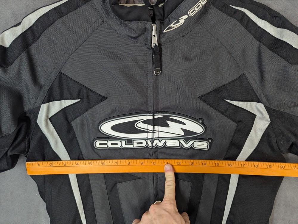 Coldwave Jacket Womens Small Black Gray Snowmobile