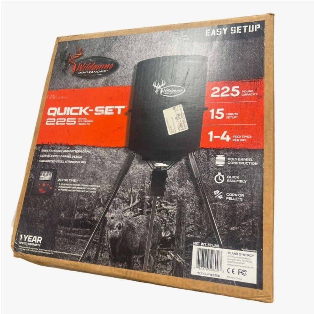 Wildgame Innovations Quick-Set 225 lb Predator Feeder with Digital Timer