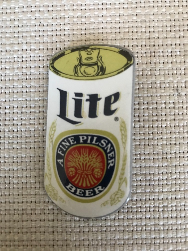 Miller Lite A Fine Pilsner Beer Button