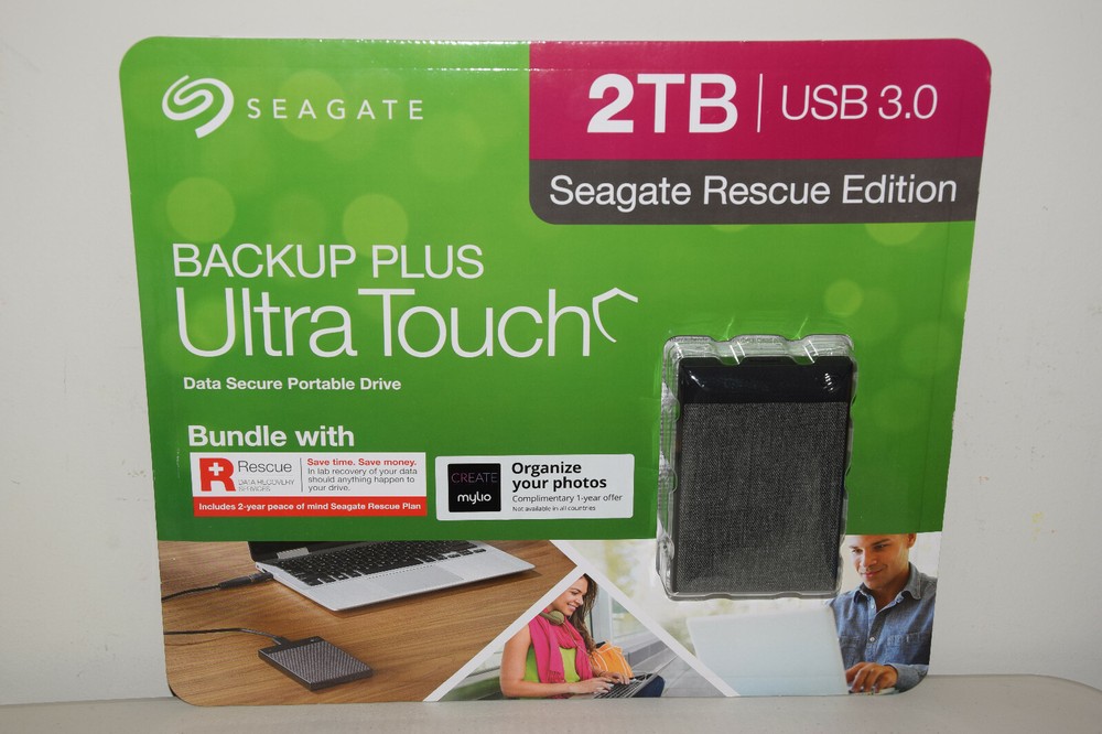 Seagate Backup Plus Ultra Touch Portable HD Drive 2TB /Laptop Tablet PC Computer